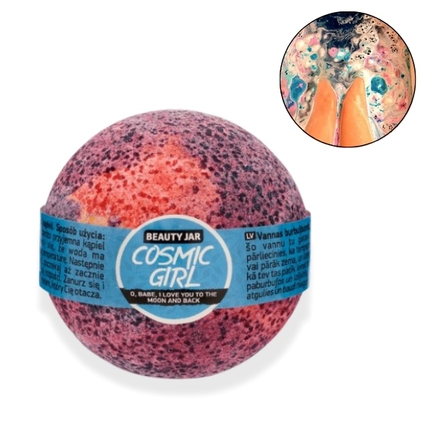 Трицветна Вълшебна Бомбичка за Баня | COSMICGIRL