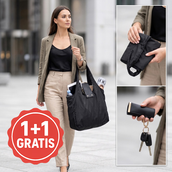 Сгъваема кожена чанта | SHIFTBAG 1+1 БЕЗПЛАТНО